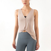 Majica bez rukava Ženska dvostrana odjeća Sportski prsluk za trčanje Fitnes majica bez rukava Prozračna seksi lijepa odjeća za jogu za leđa