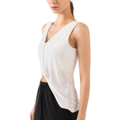 Majica bez rukava Ženska dvostrana odjeća Sportski prsluk za trčanje Fitnes majica bez rukava Prozračna seksi lijepa odjeća za jogu za leđa