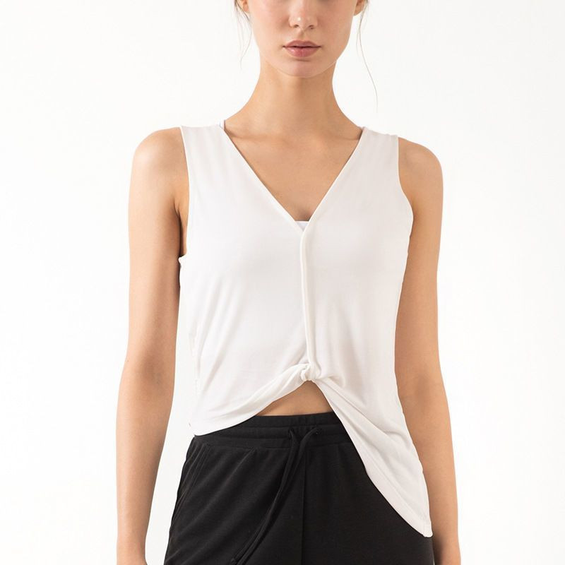 Majica bez rukava Ženska dvostrana odjeća Sportski prsluk za trčanje Fitnes majica bez rukava Prozračna seksi lijepa odjeća za jogu za leđa