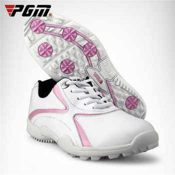 Марка PGM Дамски обувки за голф Леки дамски спортни маратонки за свободното време Дамски водоустойчиви дишащи противоплъзгащи нокти Обувки за голф