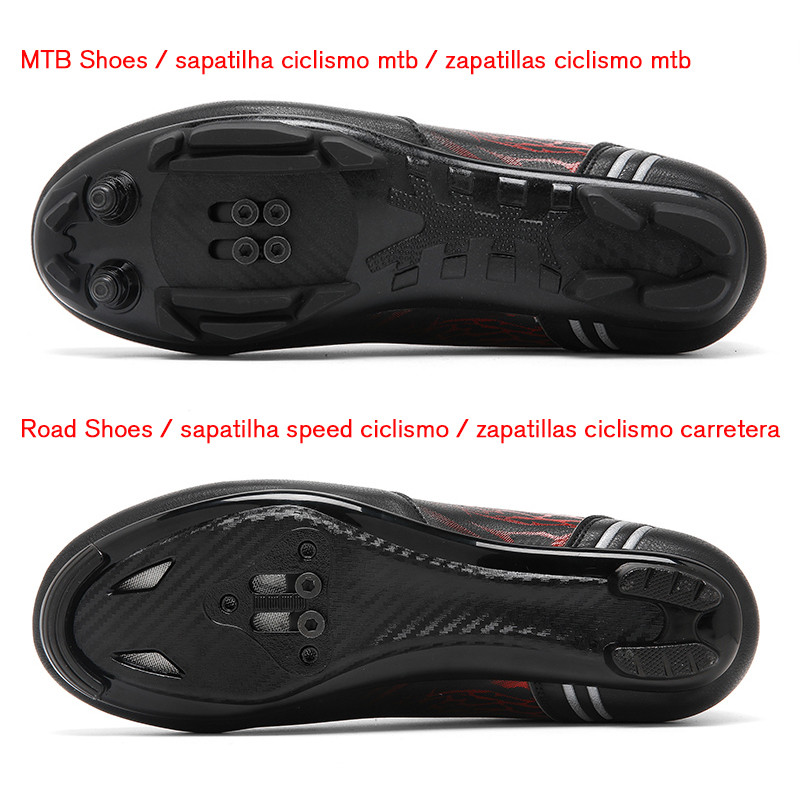 Riteņbraukšanas apavi MTB vīriešiem pašbloķējošie ātrgaitas šosejas velosipēda kedas sievietēm sacīkšu SPD skavas Riteņbraukšanas sporta apavi kalnu velosipēdu zābaki