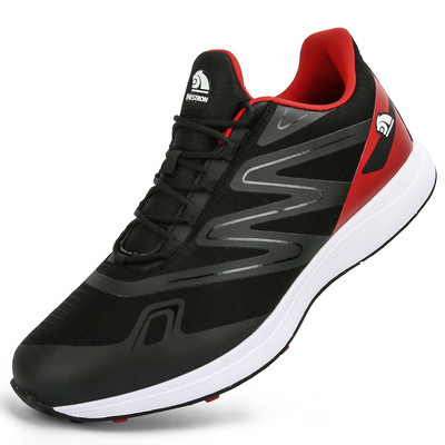 Új golfcipők férfiaknak tüske nélküli légáteresztő kültéri golf edzés Sport cipők Kényelmes klasszikus férfi golf edzőcipők