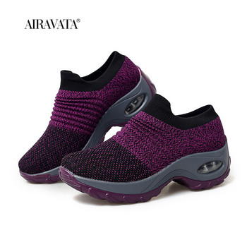 Маратонки Дамски ежедневни леки обувки за тенис Дамски маратонки Спортни обувки с меко дъно Платформа за увеличаване на височината Tenis Feminino