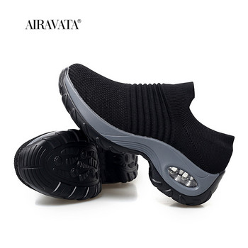 Маратонки Дамски ежедневни леки обувки за тенис Дамски маратонки Спортни обувки с меко дъно Платформа за увеличаване на височината Tenis Feminino