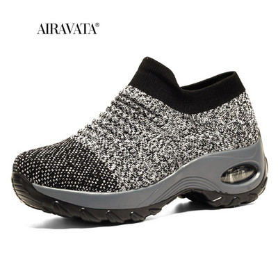 Sportiniai bateliai Moteriški laisvalaikio lengvi teniso bateliai Moteriški treniruokliai Minkšta apačia sportiniai batai ūgį didinanti platforma Tenis Feminino