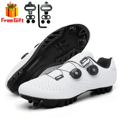 pantofi de ciclism mtb spd cleat Adidași pentru ciclism de munte cu autoblocare Încălțăminte pentru ciclism rutier pentru bărbați Pantofi de bicicletă Respirabil flatb 2022