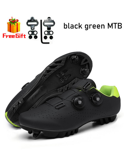 riteņbraukšanas apavi mtb spd cleat Pašbloķējošas kalnu velosipēdu kedas Vīriešu šosejas riteņbraukšanas apavi Velosipēdu apavi Elpojošs flatb 2022