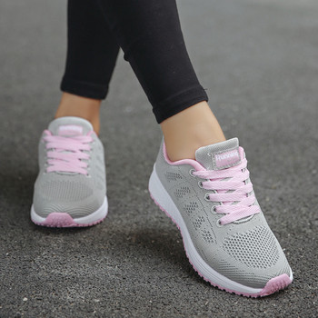 Дамски външни леки дишащи обувки за тенис за момичета Удобни спортни обувки Дамски неплъзгащи се устойчиви на износване маратонки