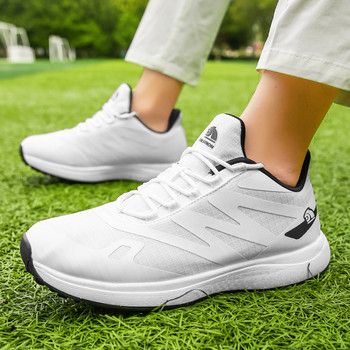Επαγγελματικά παπούτσια γκολφ για άνδρες Άνετα αθλητικά παπούτσια γυμναστικής για περπάτημα σε εξωτερικό χώρο γκολφ Breathable Ανοιξιάτικο καλοκαιρινό γυμναστήριο γκολφ για άνδρες