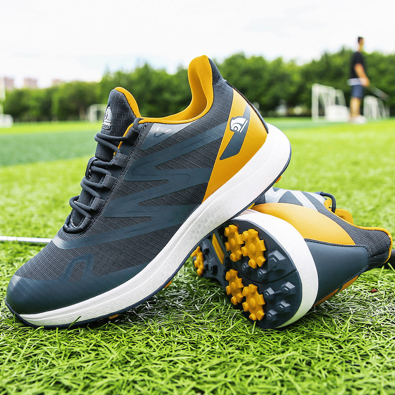 Profesionāli golfa apavi vīriešiem Ērti āra golfa pastaigu treniņi kedas Elpojošs pavasara vasaras golfa trenažieris vīriešiem