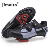 Riteņbraukšanas čības Vīriešu MTB apavi kalnu šosejas velosipēdu apavi iesācējiem Apvidus velokurpes Ātruma sacīkšu čības Velosipēdu fitnesa apavi