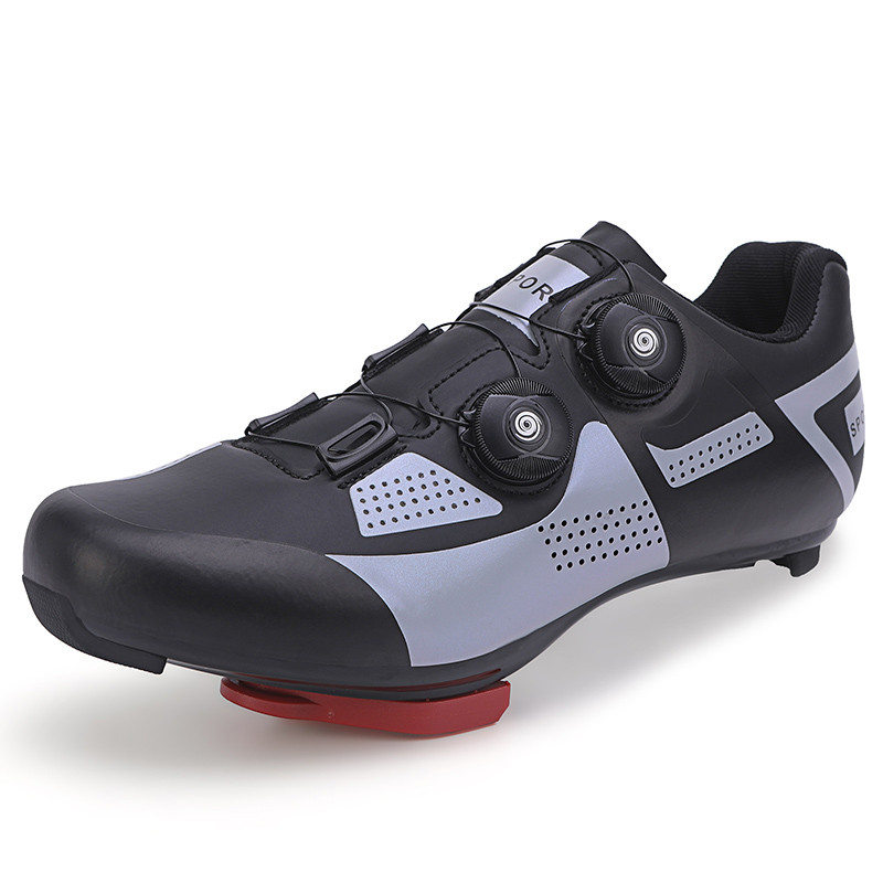 Riteņbraukšanas čības Vīriešu MTB apavi kalnu šosejas velosipēdu apavi iesācējiem Apvidus velokurpes Ātruma sacīkšu čības Velosipēdu fitnesa apavi