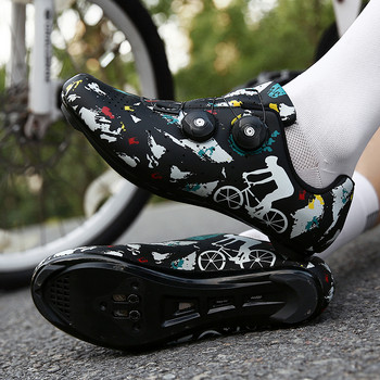 MTB велосипедни обувки Мъжки велосипедни маратонки zapatillas ciclismo Самозаключващи се шосейни велосипедни обувки Дамски велосипедни обувки Скоростни състезателни маратонки