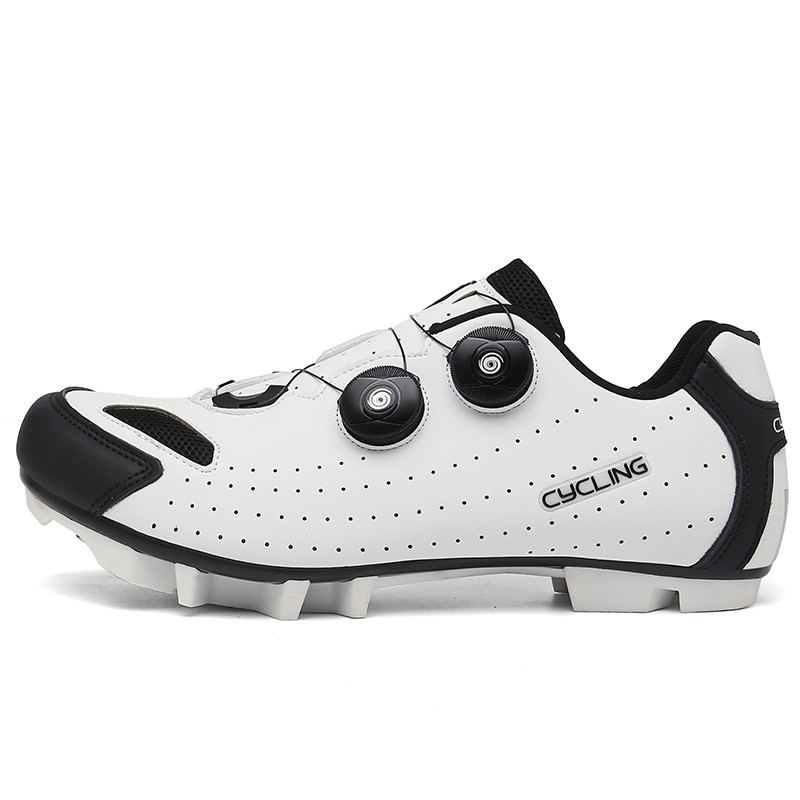 Vīriešu sieviešu MTB apavi Riteņbraukšanas kedas šosejas velosipēdu apavi Ātri šņorējami plakani bezslēdzeņu apavi Pašbloķējošie velosipēdu apavi ar skavām