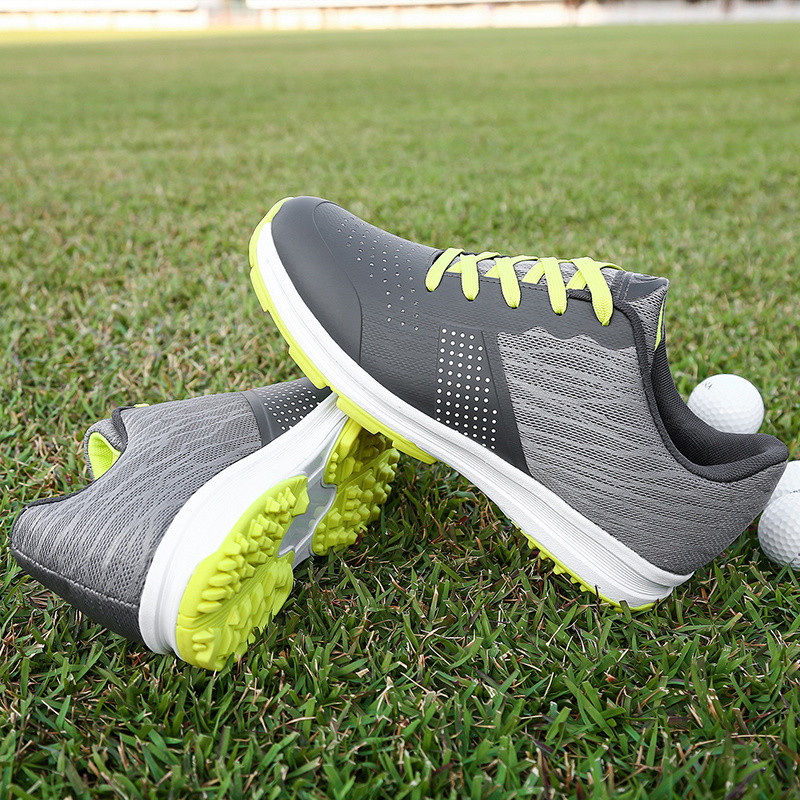Jauni ūdensnecaurlaidīgi golfa apavi vīriešiem liela izmēra 39-48 vīriešu profesionālā golfa treniņu čības pretslīdes āra sporta apavi
