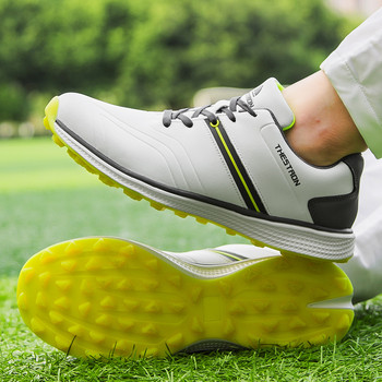 Ανδρικά αθλητικά παπούτσια γκολφ Επαγγελματικά αθλητικά αθλητικά παπούτσια εξωτερικού χώρου για γκολφ μεγάλου μεγέθους Ανδρικά παπούτσια για περπάτημα γκολφ