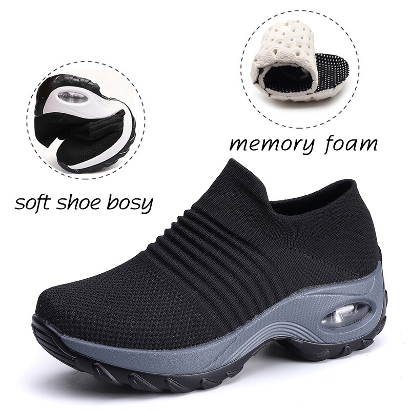 Teniso batai moterims Platforminiai sportbačiai Spor Ayakkabi Bayan Ourdoor Sportiniai vienspalviai kvėpuojantys kojinės Avalynė Zapatos Mujer