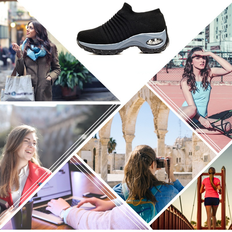 Teniso batai moterims Platforminiai sportbačiai Spor Ayakkabi Bayan Ourdoor Sportiniai vienspalviai kvėpuojantys kojinės Avalynė Zapatos Mujer