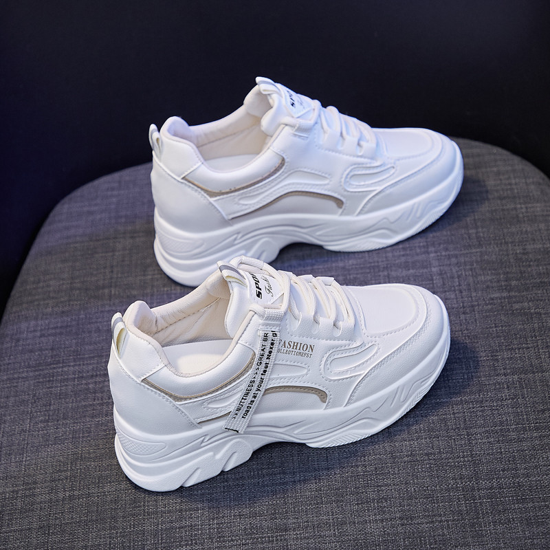 2022 m. nauji Gamintojas Wedge Batai Mados dizaineriai balti Sneakers Moteriški odiniai storapadžiai tenisas Sportiniai bateliai moteris Zapatillas Mujer