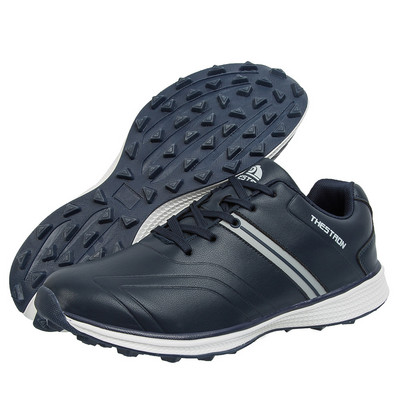 Vízálló golfcipők Férfi Professzionális Golf Cipők Tüskés Bőr Golf Sportcipők Férfi Golfozó Sneaker Gym Gym Walking