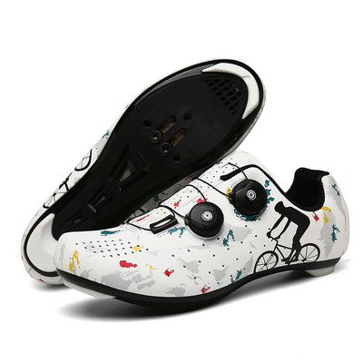 MTB dviračių batai juodi vyriški sportbačiai zapatillas ciclismo savaime užsifiksuojantys plento dviračių batai moteriški dviračių batai lenktyniniai sportbačiai