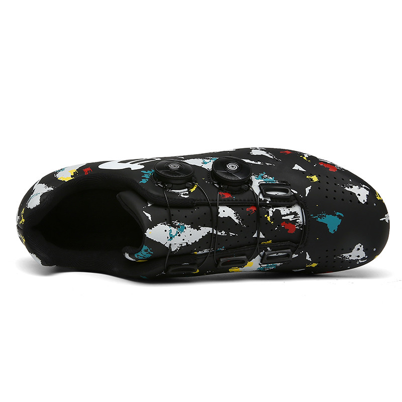 MTB kerékpáros cipők fekete férfi kerékpáros cipők zapatillas ciclismo önzáró országúti kerékpáros cipők női kerékpáros cipők versenycipők