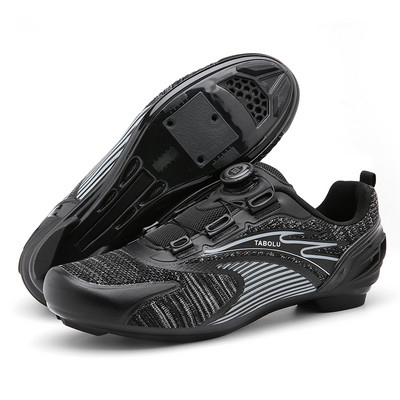 Riteņbraukšanas apavi MTB apavi Vīriešu trikotāžas velokurpes zapatillas ciclismo Pašbloķējošie šosejas velosipēdu apavi Sieviešu sacīkšu kedas