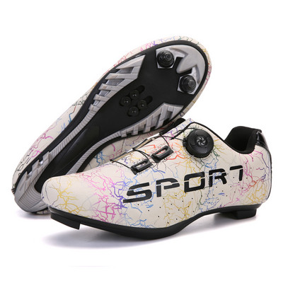 Ultrakönnyű Férfi Kerékpáros Cipők Női Országúti Kerékpárcipők sapatilha ciclismo mtb Cipők Önzáró kerékpáros Cipők Férfi Gyorsfűzős