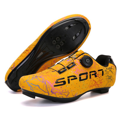 Ultrakönnyű Férfi Kerékpáros Cipők Női Országúti Kerékpárcipők sapatilha ciclismo mtb Cipők Önzáró kerékpáros Cipők Férfi Gyorsfűzős