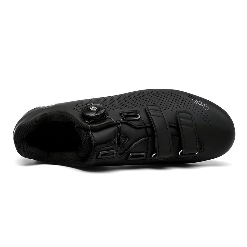 2023. gads. Vīriešu melnas riteņbraukšanas kedas, MTB apavi, šosejas velosipēdistu kedas, Sapatilha Ciclismo, pašbloķējošās velokurpes, iesācēju veloapmācība