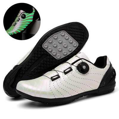 Vīriešu riteņbraukšanas kedas MTB apavi SPD skavas šosejas velosipēdu apavi Carbon Speed kedas Luminous sacīkšu velosipēdu apavi Riteņbraukšanas apavi