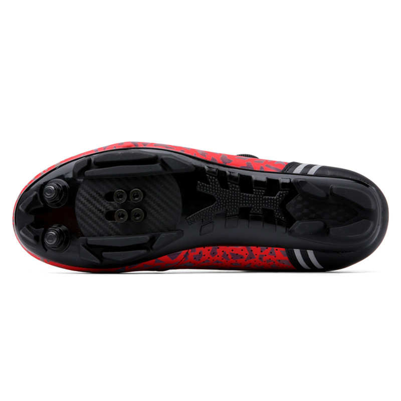 MTB riteņbraukšanas apavi vīriešiem sievietēm kalnu šosejas velosipēdistu kedas Luminous velosipēdu apavi Velosipēdu apavi Pašbloķējošie sacīkšu apavi vīriešiem