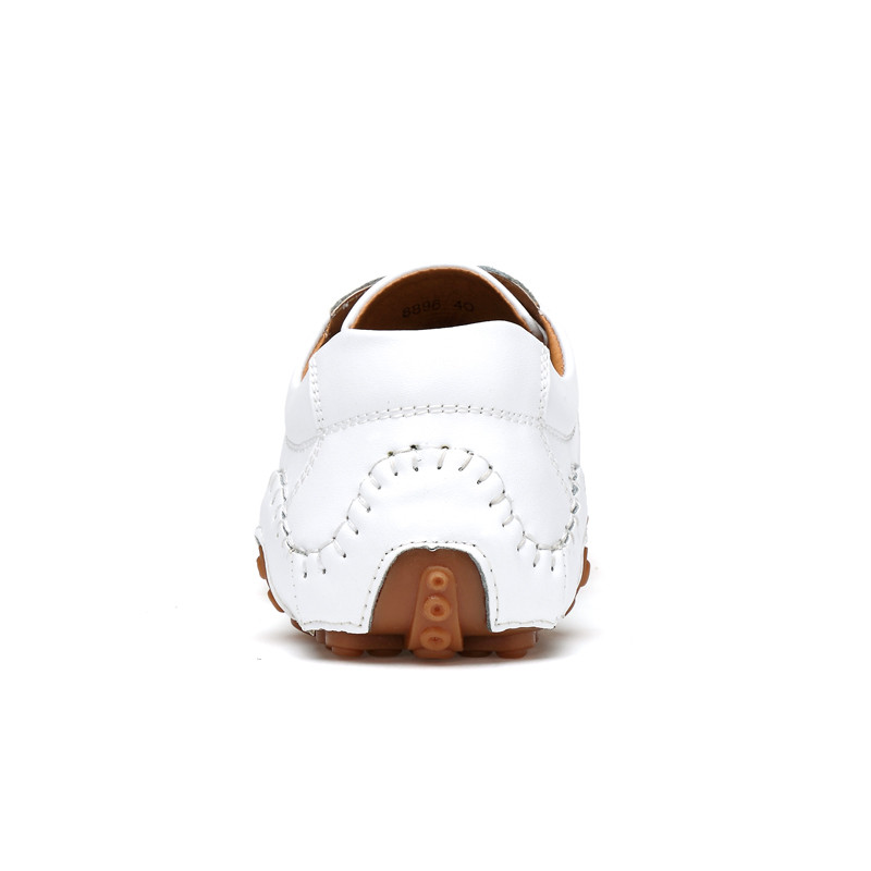 Ādas vīriešu golfa apavi klasiska stila āra golfa treniņu kedas lielizmēra 38-47 vīriešiem golfa kurpes Ādas apavi melni balti