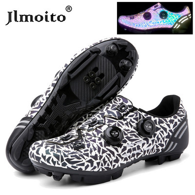 Meeste MTB jalatsid Luminous Jalgrattatossud Libisemiskindlad Dirt Road Bike Kingad Carbon Speed Tossud Võidusõidujalatsid Jalgrattajalatsid 47