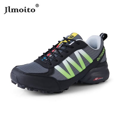 Vīriešu sieviešu MTB riteņbraukšanas apavi Ziemas zapatillas ciclismo Motociklu apavi Luminous Ūdensizturīgi Velosipēdu apavi Pārgājienu kedas Vīriešu