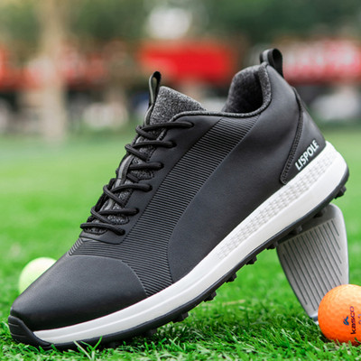 Professional Men Golf Shoes Advanced Outdoor Waterproof Anti-slip Breathable Soft Genuine Leather Golf Shoes Plus Size 39-47