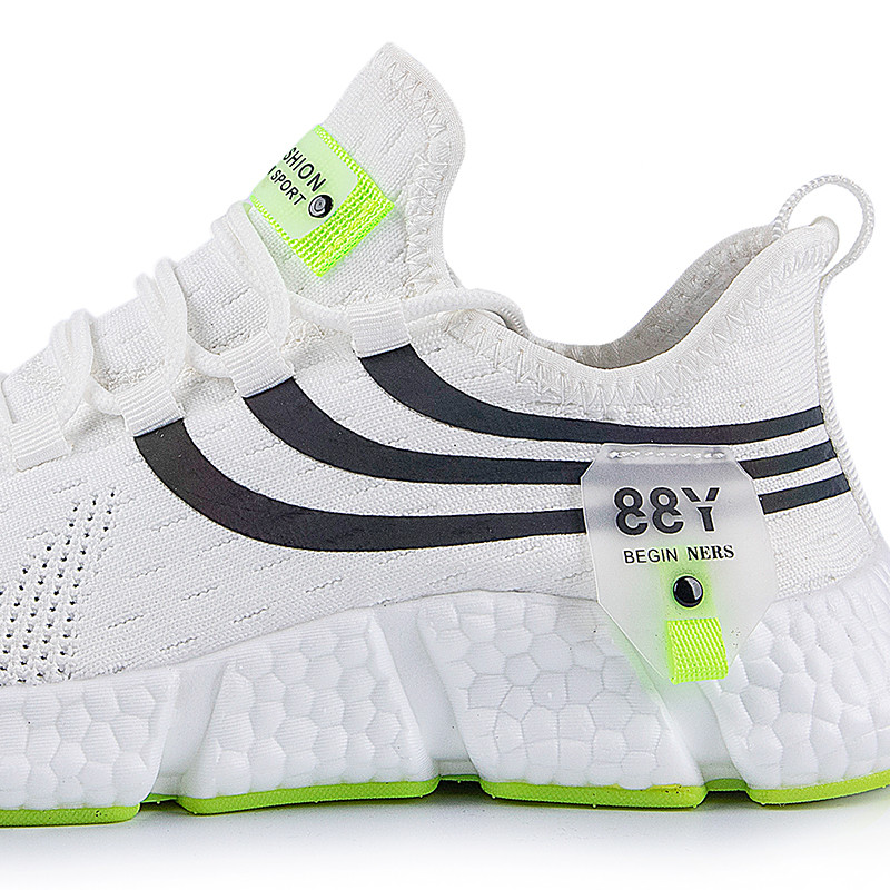 uniszex tornacipők Légáteresztő divat Férfi Futó Tenisz Cipők Kényelmes Klasszikus Alkalmi Cipők Női Repülő Szövés Zapatillas Hombre