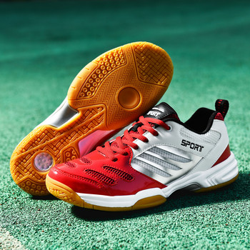 Мъжки обувки за тенис Нехлъзгащи се дишащи маратонки за двойка Устойчиви на износване Мъжки спортни обувки Висококачествени мъжки фитнес обувки Размер 38-48