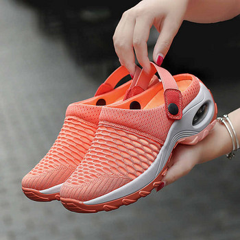 Обувки за тенис за жени Въздушна възглавница 5 см Увеличаващи се дамски маратонки Дишащи мрежести женски обувки за джогинг на открито