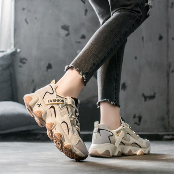 2022 Tenis Feminino Дамски тенис обувки Комфортни спортни обувки за фитнес Дамски стабилни спортни фитнес маратонки Летящи обувки с тъкана мрежа