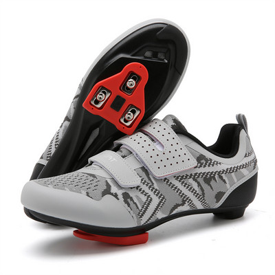 Ātruma riteņbraukšanas kedas vīriešiem šosejas velosipēdistu apavi Plakans pedālis vasaras velosipēdistu zābaki Sieviešu sacīkšu riteņbraukšanai, neslīdoši apavi