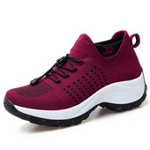 Tenis Feminino Sieviešu ķīļveida platformas kedas Elpojošas zeķes Apavi Ourdoor Sieviešu tenisa apavi Tenis De Mujer biezas zoles apavi