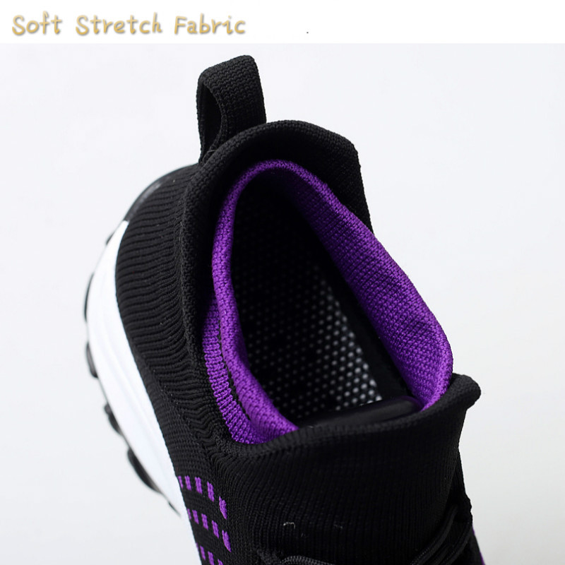 Tenis Feminino Sieviešu ķīļveida platformas kedas Elpojošas zeķes Apavi Ourdoor Sieviešu tenisa apavi Tenis De Mujer biezas zoles apavi