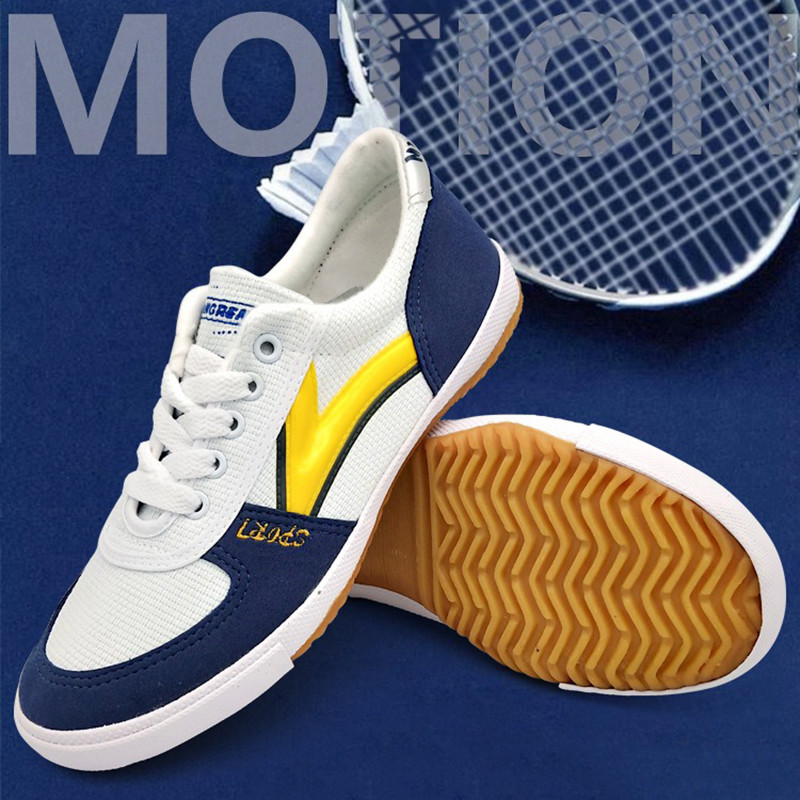 Unisex Profesionāli audekla galda tenisa apavi Pretslīdes, elpojošas, valkājamas kedas āra ikdienas sporta treniņu apavi