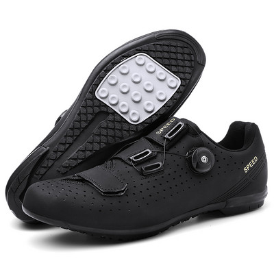 MTB Kerékpáros Cipők Fekete Férfi Szabadtéri Verseny Kerékpárbakancsok Országúti Dirt Bike Cipők Hegyi Gyorsaság kerékpáros Cipők Zapatillas mtb