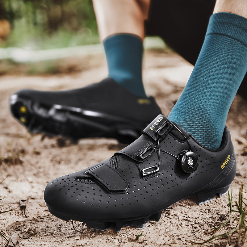 MTB Kerékpáros Cipők Fekete Férfi Szabadtéri Verseny Kerékpárbakancsok Országúti Dirt Bike Cipők Hegyi Gyorsaság kerékpáros Cipők Zapatillas mtb