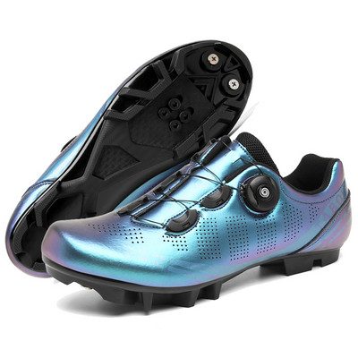 2023 Férfi Fekete Kerékpáros Cipők MTB Cipők Országúti Kerékpáros Cipők Sapatilha Ciclismo Női Önzáró Kerékpáros Cipők Lapos kerékpáros Cipők