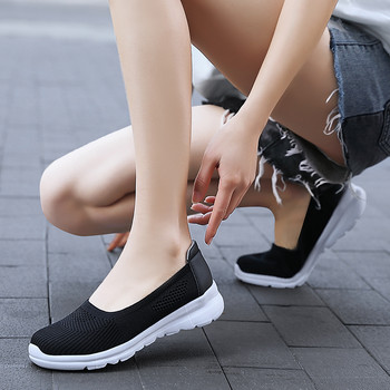 Дамски спортни обувки Модни дишащи мрежести обувки за ходене Дамски маратонки за жени 2021 Тенис Дамски ежедневни обувки