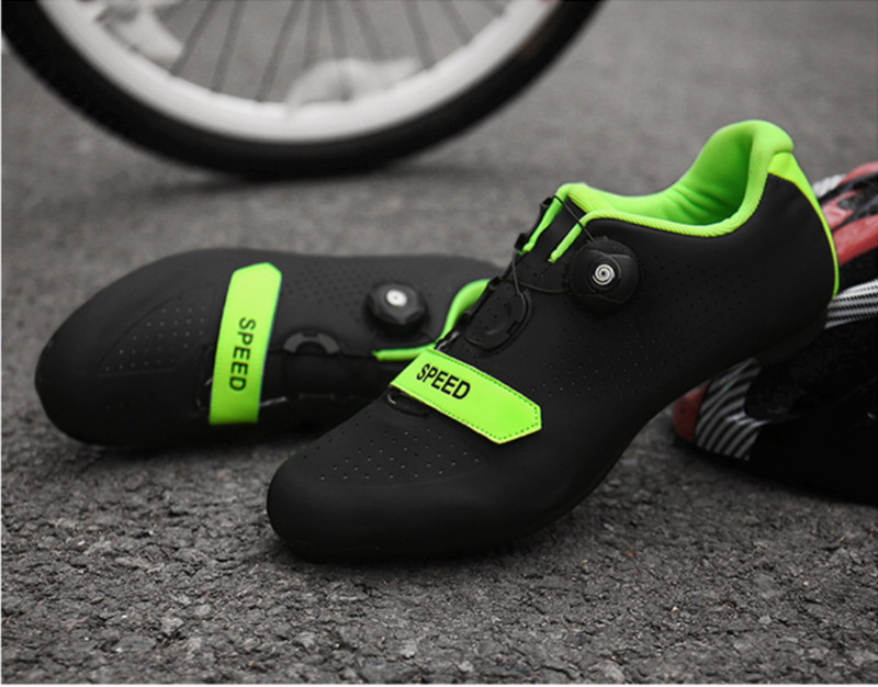 Kerékpáros Cipők Csúszásmentes Cipők Férfi Légáteresztő Cipők Női Versenycipők Kerékpáros lábbelik