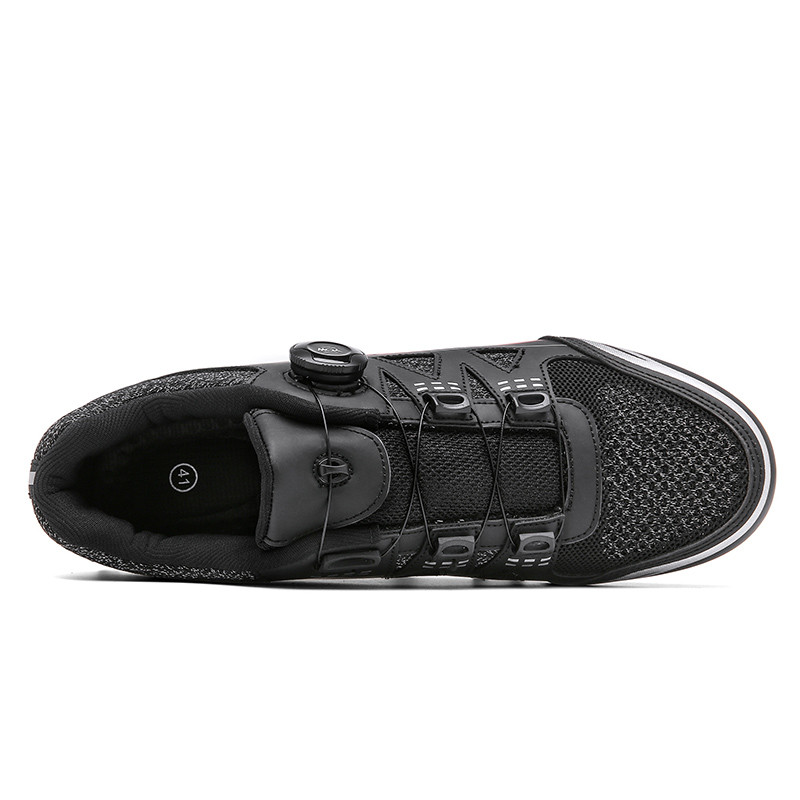 MTB Kerékpáros Cipők Légáteresztő Férfi Országúti Dirt Bike Cipők Mountain Speed Bike Cipők Ultrakönnyű Fekete Verseny Kerékpár Cipők 48